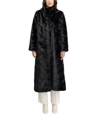  Faux Fur Mink Coat