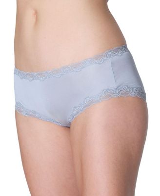  Women's Soft Silk Lace Trim Briefs