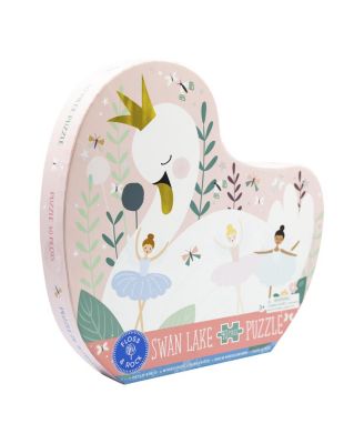  Enchanted Swan Shaped 40 Piece Jigsaw Puzzle - 3+ Years