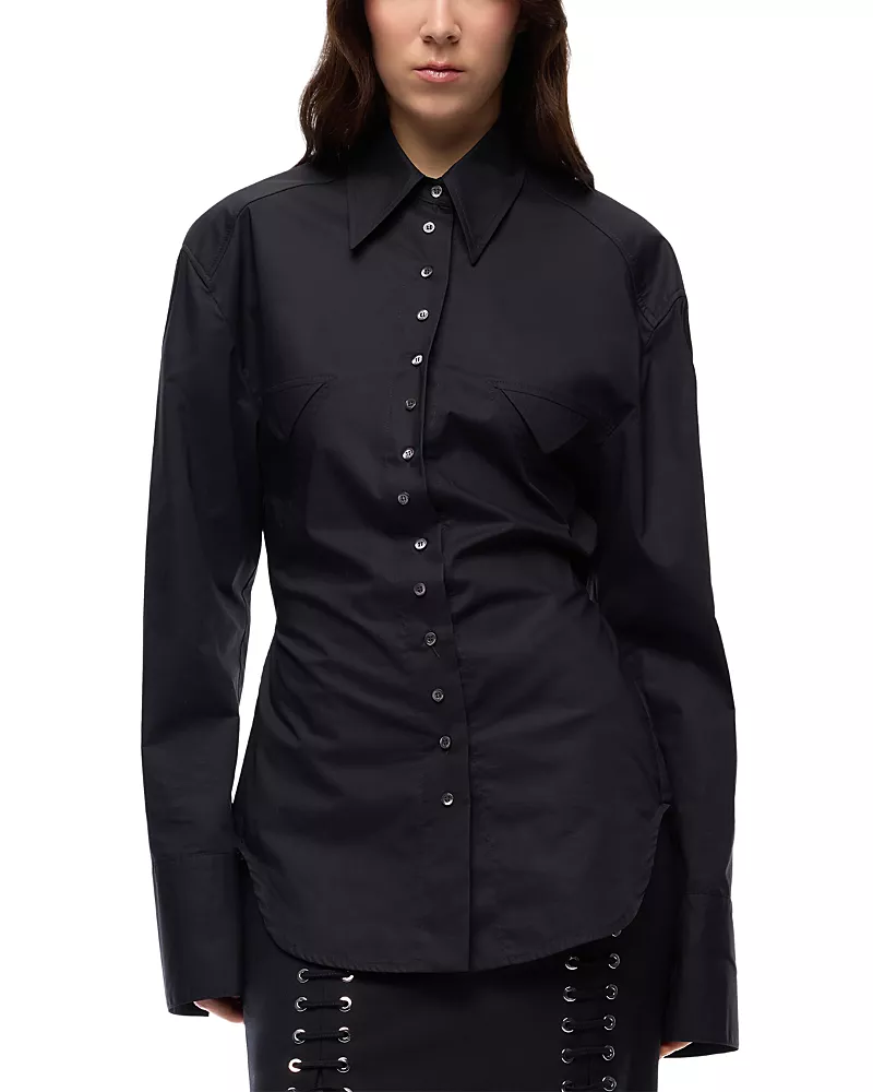 Pinko Maggiolino Ruched Drawstring Shirt