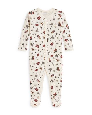 Boys' Polo Bear Cotton Interlock Footie - Baby