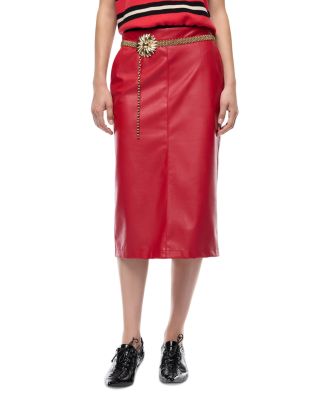 Pinko Gerbera Coated Skirt