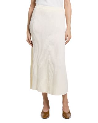 Wool & Cashmere Knit Maxi Skirt