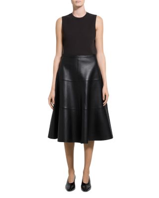Leather Circle Skirt