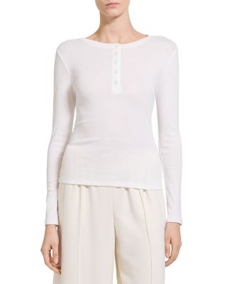 Long Sleeve Henley Top
