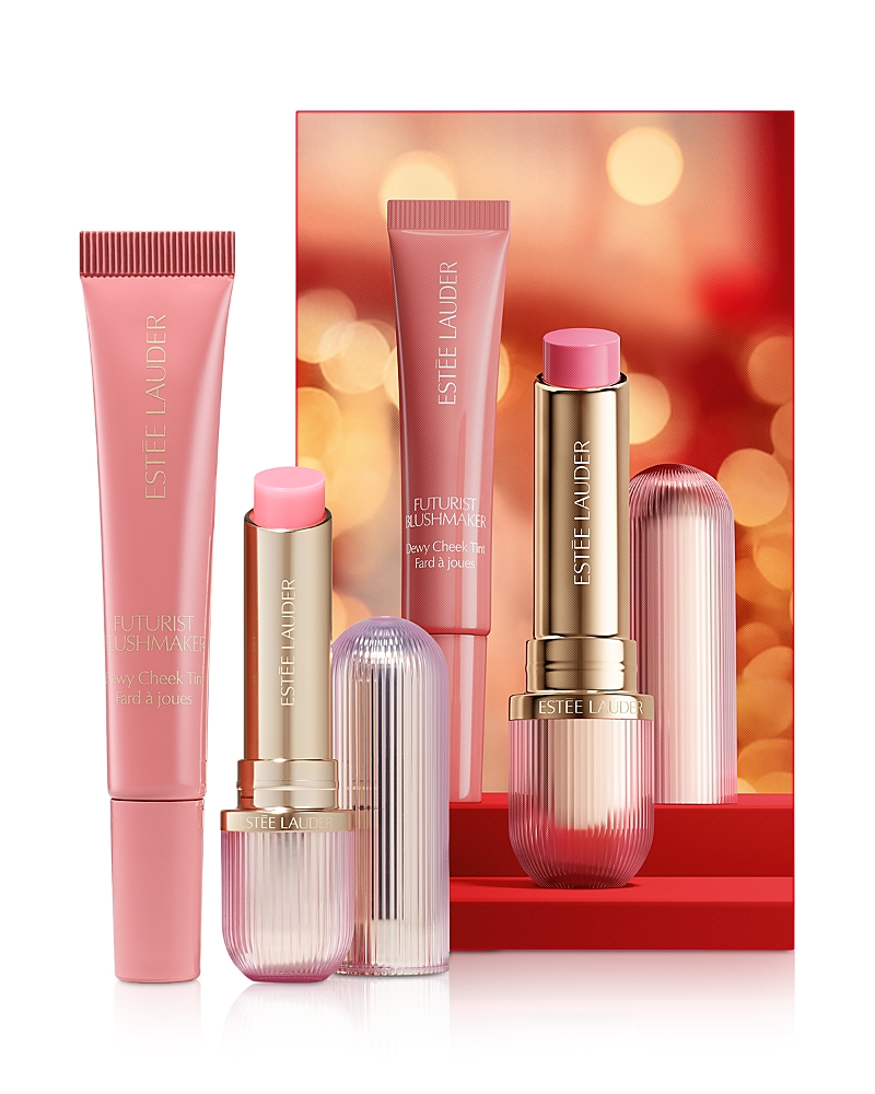 Estee Lauder Rosy Reception Futurist Blush & Lip Balm Makeup Gift Set ($70 value)