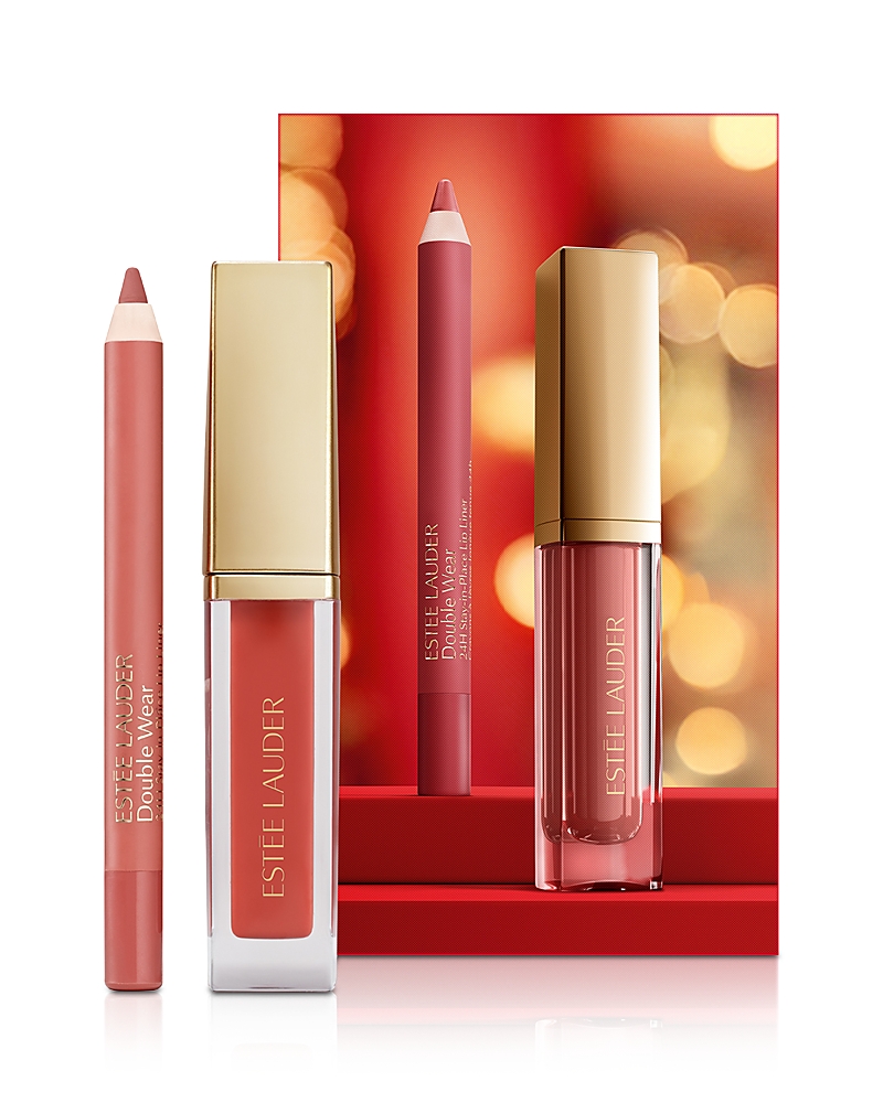 Estee Lauder Petite Suite Mini Lip Oil & Lip Liner Duo Makeup Gift Set