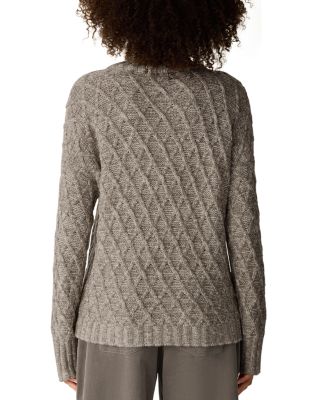 Peruvian Cotton Boucl&eacute; Blend Turtleneck Sweater - thumbnail 3