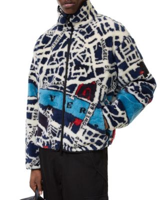  London Map Fleece Jacket