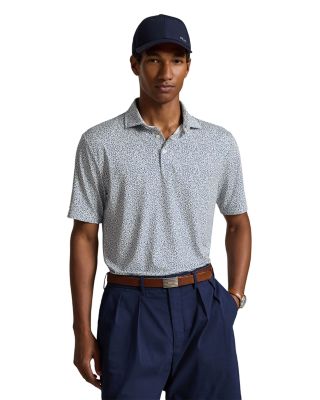 Classic Fit Floral Performance Polo Shirt