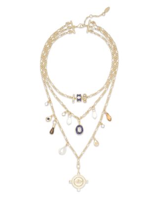 Aria Layered Chain Necklace, 24-26"