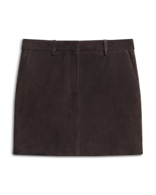 Mini Suede Trouser Skirt