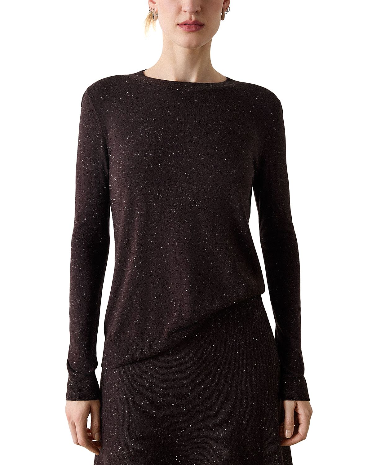 Whistles Annie Sparkle Crewneck Sweater