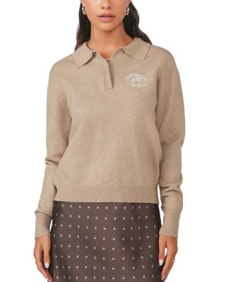 Long Sleeve Polo Sweater
