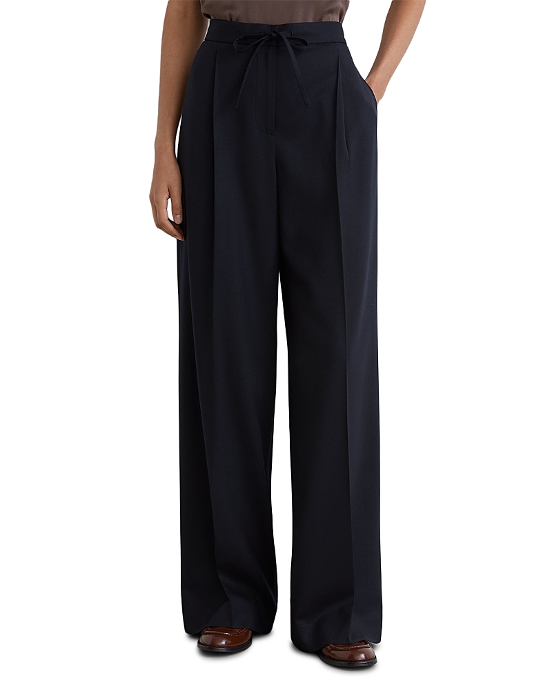 Reiss Petite Solene Wool Blend Wide Leg Pants