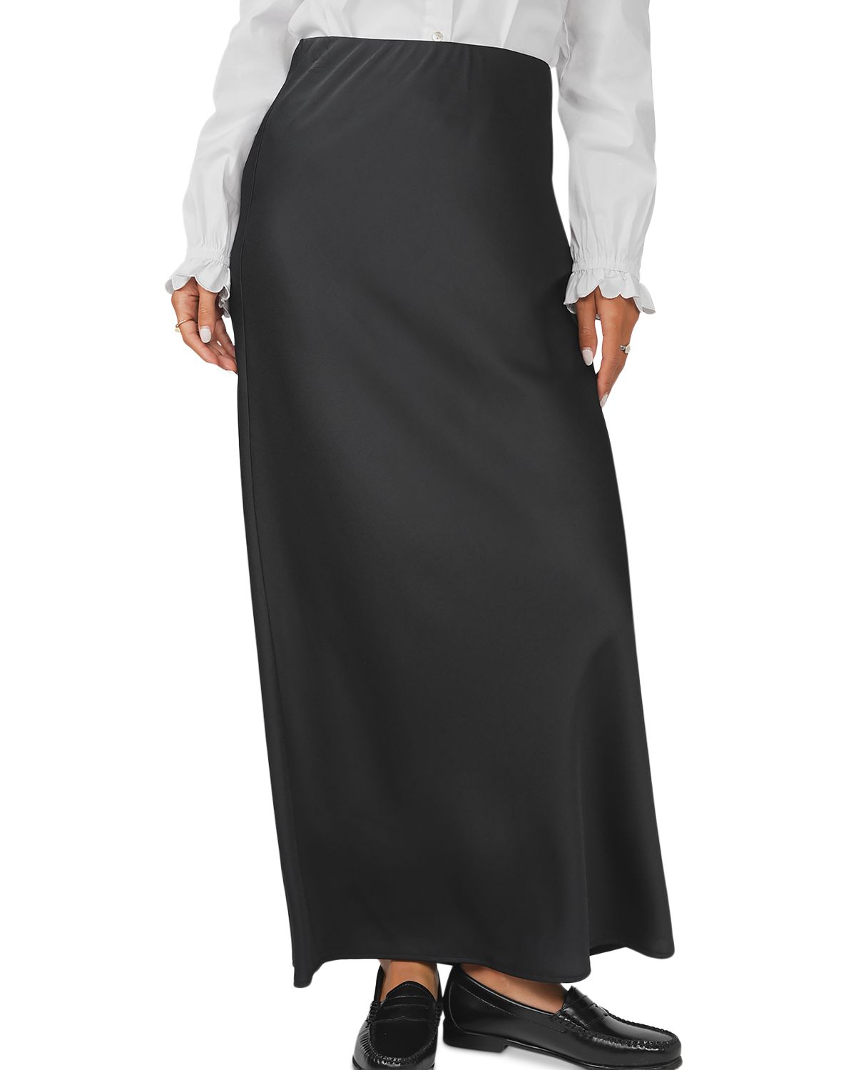 Brushed Straight Maxi Skirt thumbnail 4