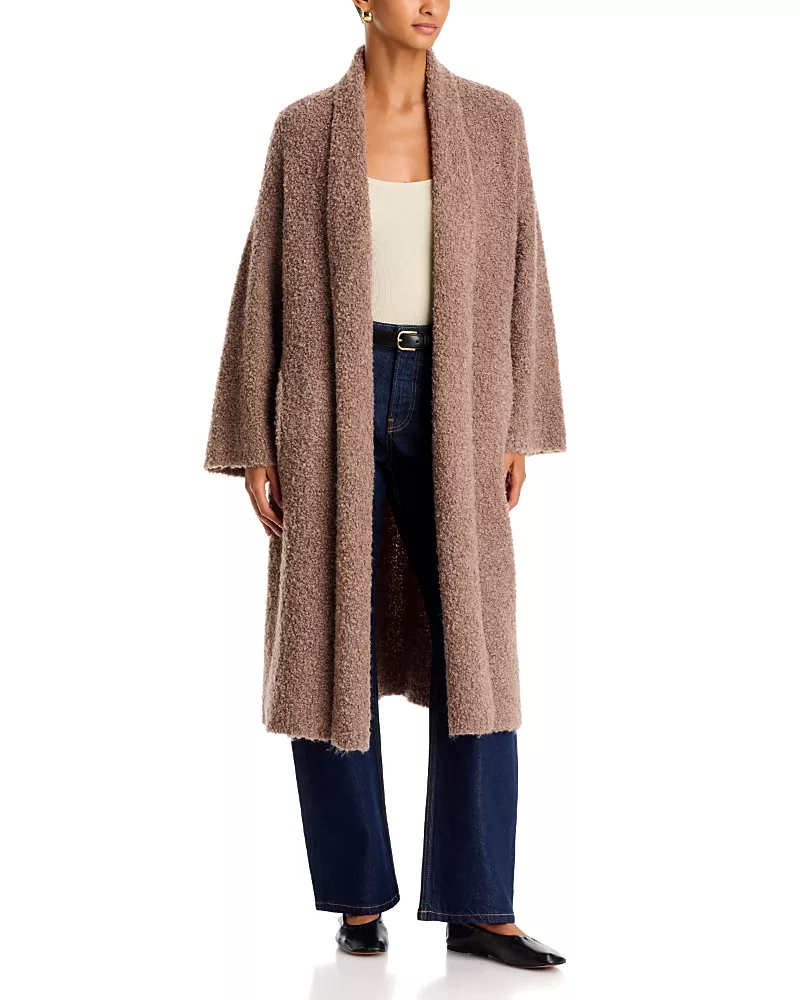 Velvet by Graham & Spencer Leona08 Shawl Collar Cardigan Coat
