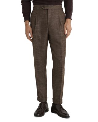 Vallance Classic Fit Herringbone Trousers
