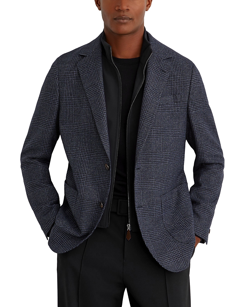 Reiss Kyle Tailored Fit Check Blazer