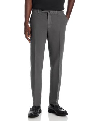 Incotex Doeskin Regular Fit Garment Dyed Stretch Cotton Pants