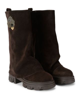 Women's Stomp Leather Mid Calf Boots
