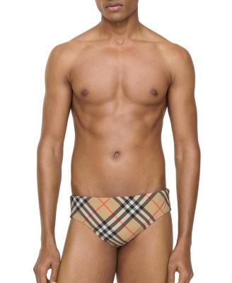  Check Swim Briefs