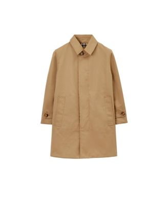 Boys' Reversible Check Gabardine Car Coat - Little Kid, Big Kid
