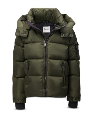 Boys' Matte Glacier Hooded Down Puffer Coat - Big Kid