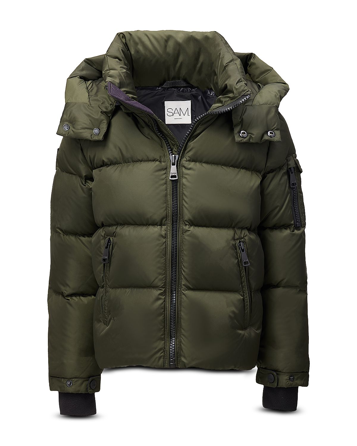 Sam. Boys' Matte Glacier Hooded Down Puffer Coat - Big Kid