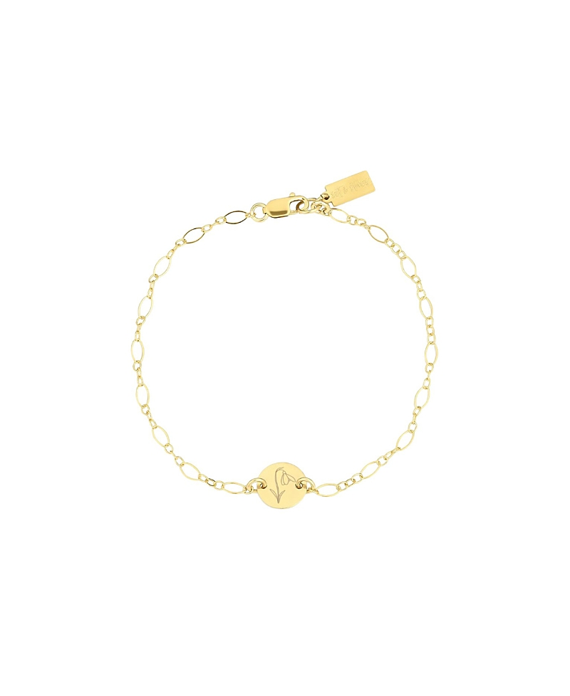 Set & Stones Lily Birth Flower Bracelet