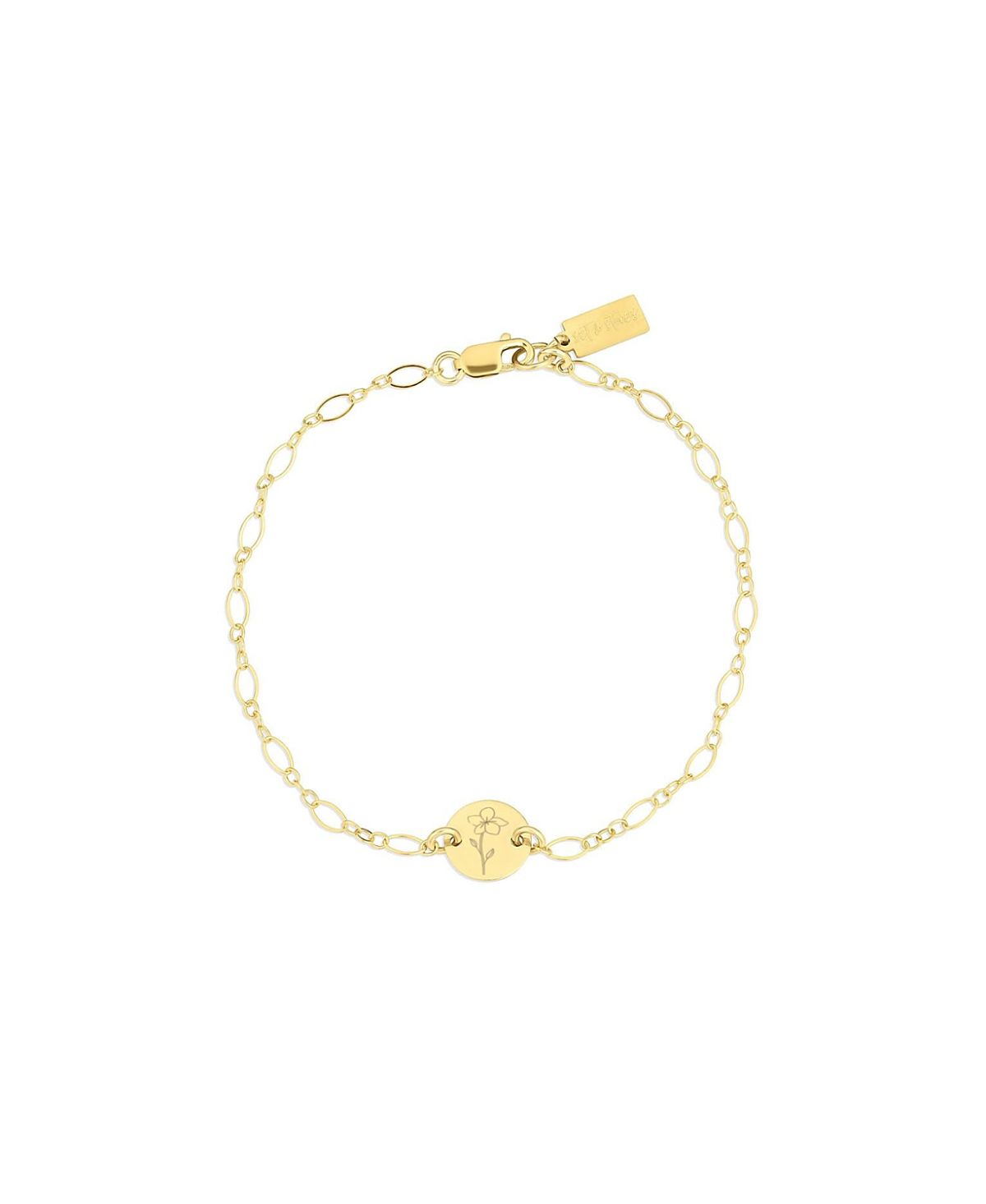 Set & Stones Lily Birth Flower Bracelet