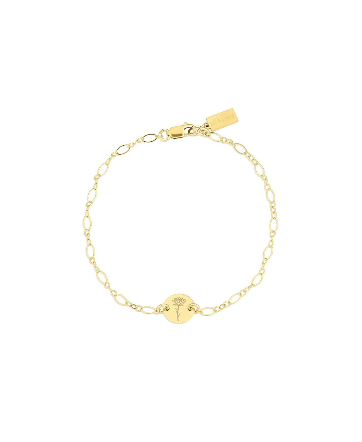 Set & Stones Lily Birth Flower Bracelet