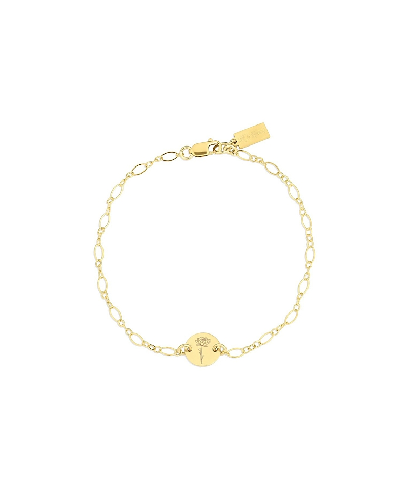 Set & Stones Lily Birth Flower Bracelet · OS