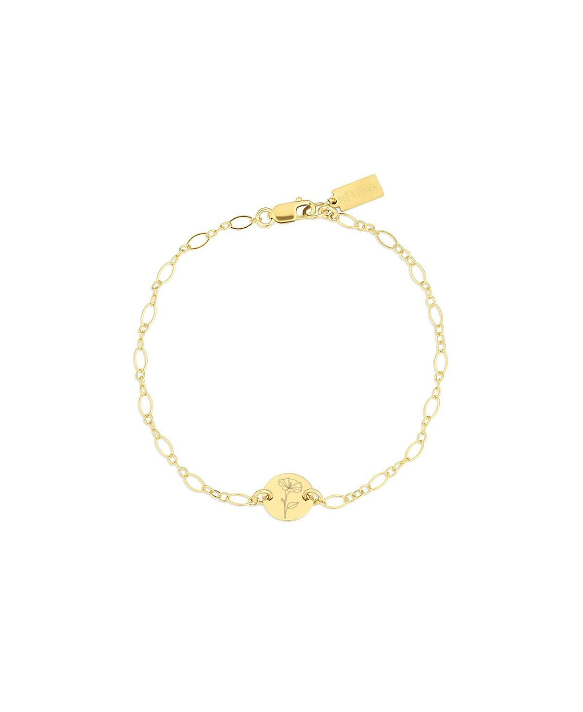 Set & Stones Lily Birth Flower Bracelet