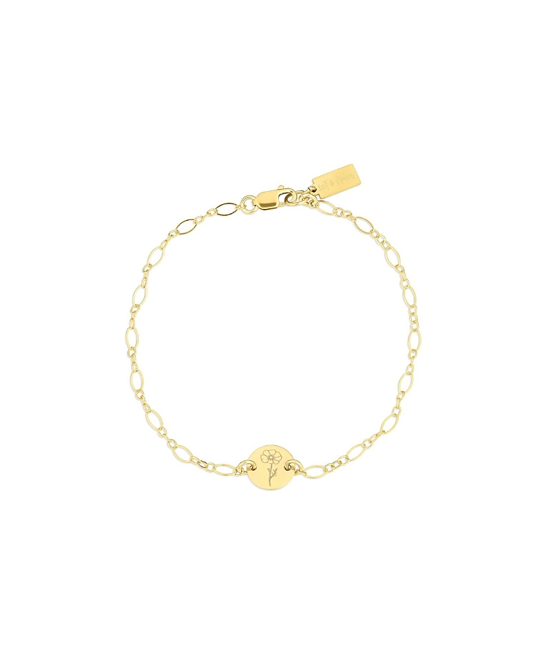 Set & Stones Lily Birth Flower Bracelet