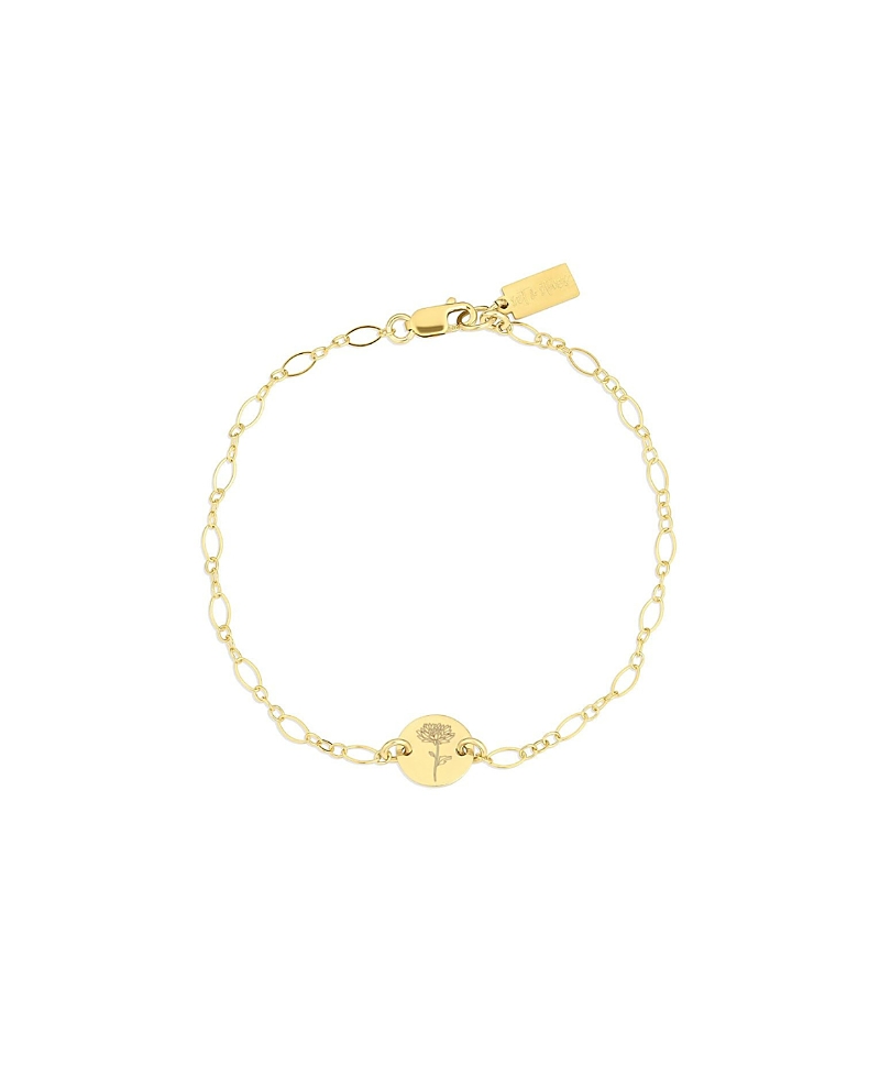 Set & Stones Lily Birth Flower Bracelet