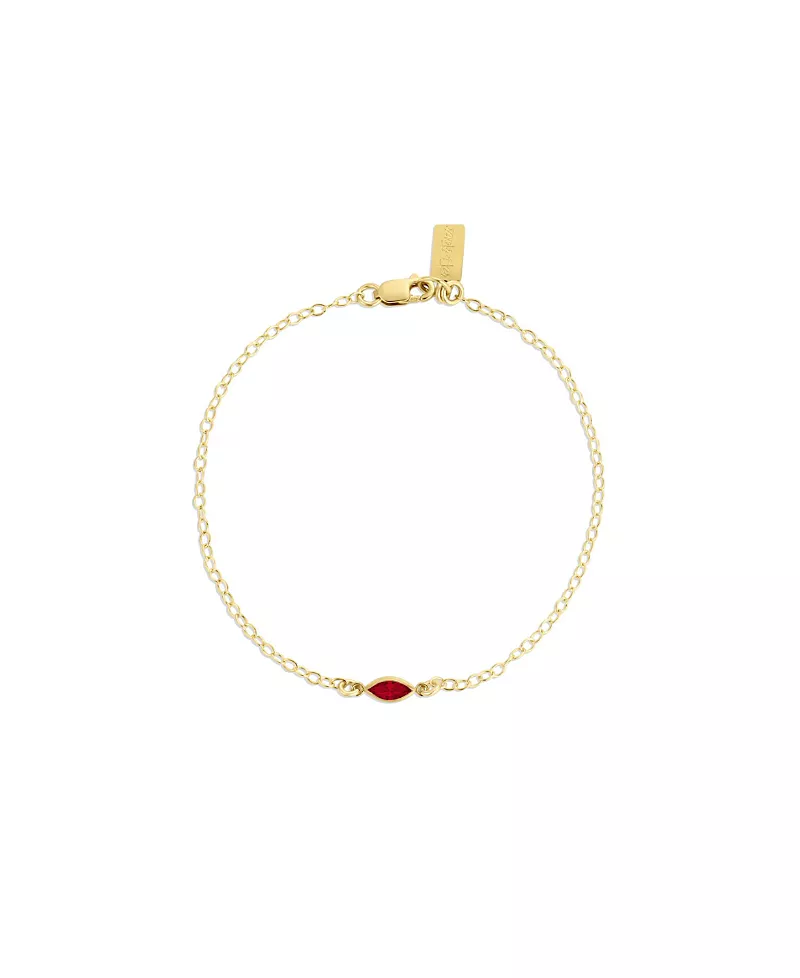 Set & Stones Marquise Birthstone Bracelet