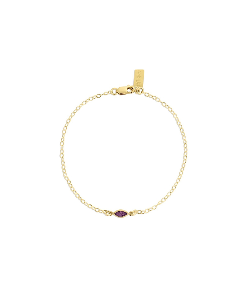 Set & Stones Marquise Birthstone Bracelet · OS