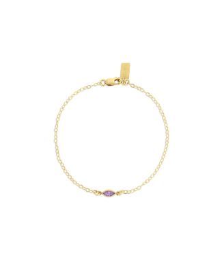 Set & Stones Marquise Birthstone Bracelet