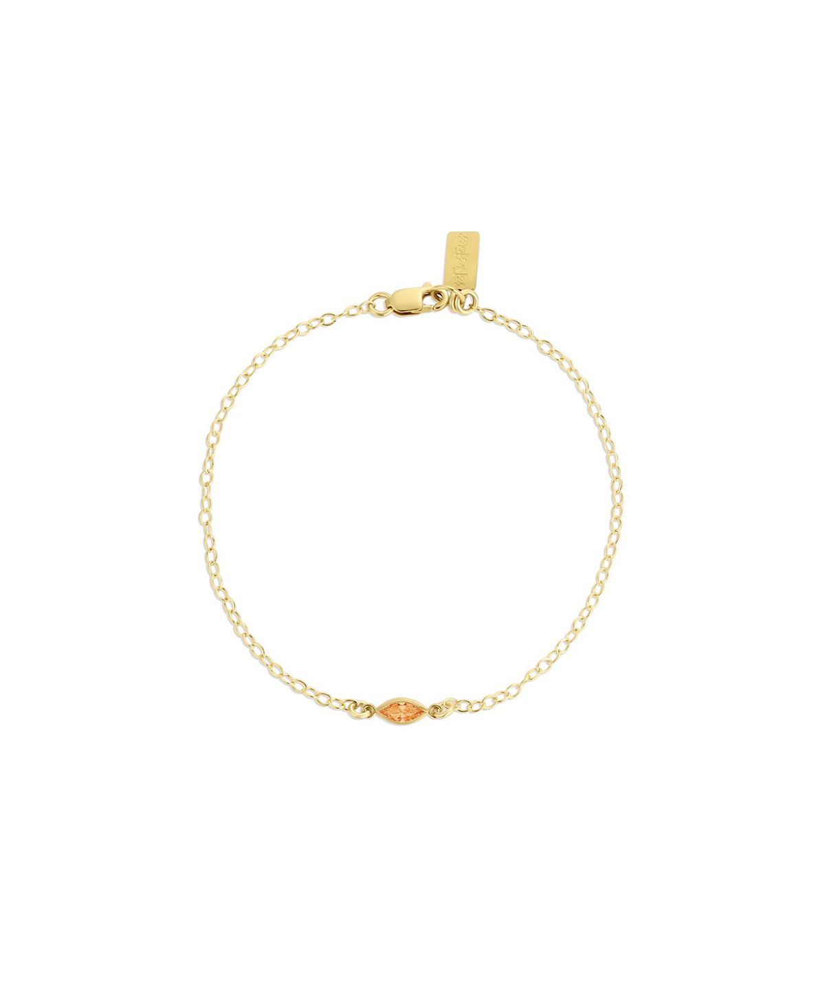 Set & Stones Marquise Birthstone Bracelet