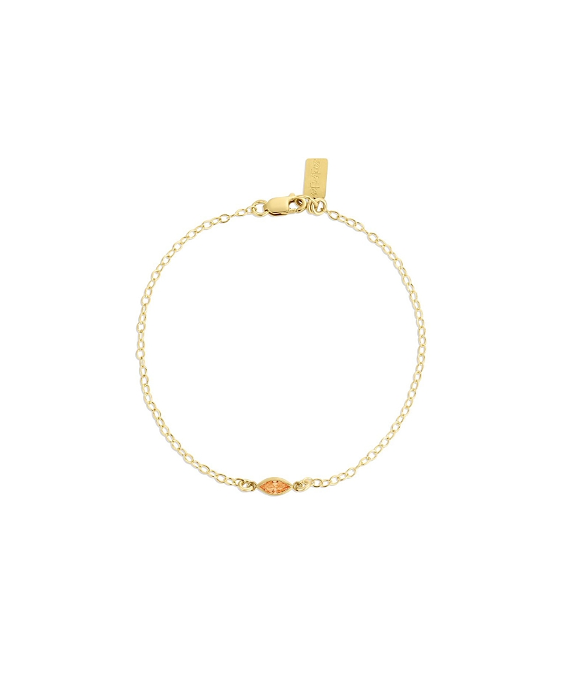 Set & Stones Marquise Birthstone Bracelet