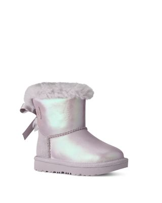 Girls' Mini Bailey Bow II Suede Boots – Toddler
