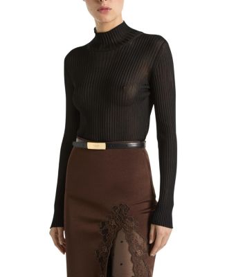 Fine Ribbed Knit Jumper