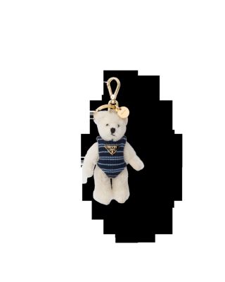  Teddy Bear Key Ring Charm With Metal Ring