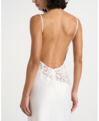 Naya Asymmetric Lace Maxi Dress - thumbnail 10