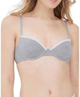  Adorned Cotton Underwire Bra