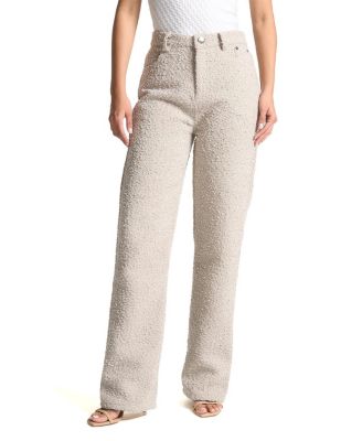 Sara Boucle Straight Leg Jeans