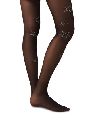Glitter Star Sheer Tights