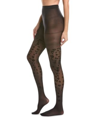 Leopard Print Sheer Tights