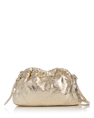 Mini Leather Cloud Clutch